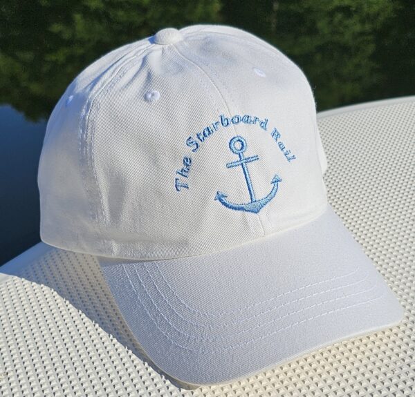 Aweigh Cap - White / Lake Blue